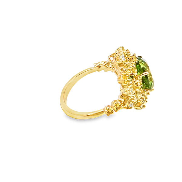 Anillo de dama en oro de 18K OA talla 13- Damiani