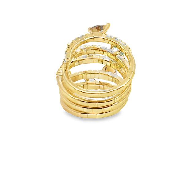 Anillo de dama en oro de 18K OA- Damiani