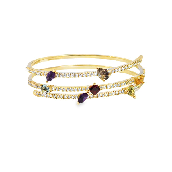 Brazalete en oro de 18K OA talla 15- Damiani