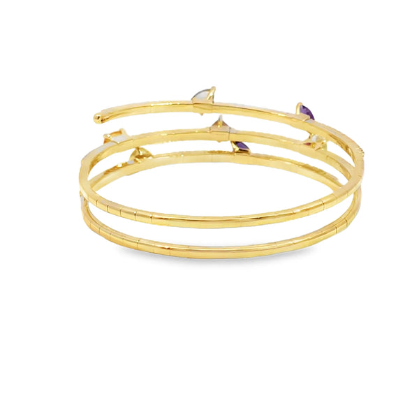 Brazalete en oro de 18K OA talla 15- Damiani