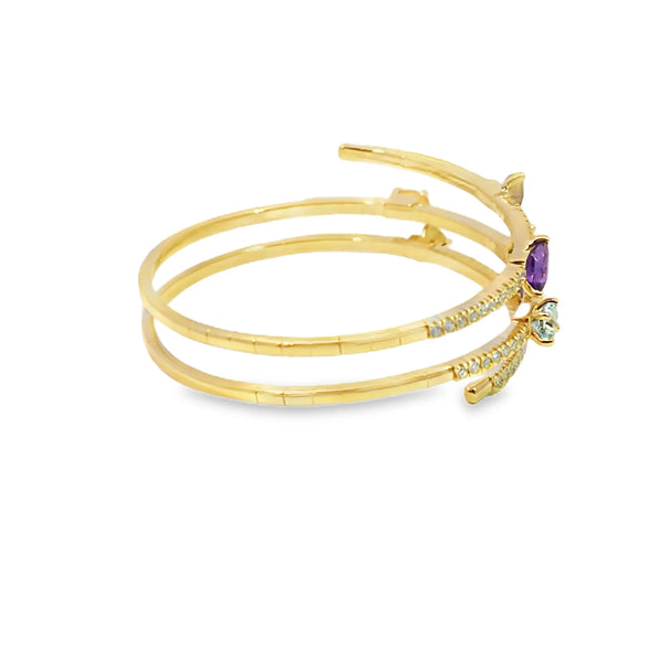 Brazalete en oro de 18K OA talla 15- Damiani