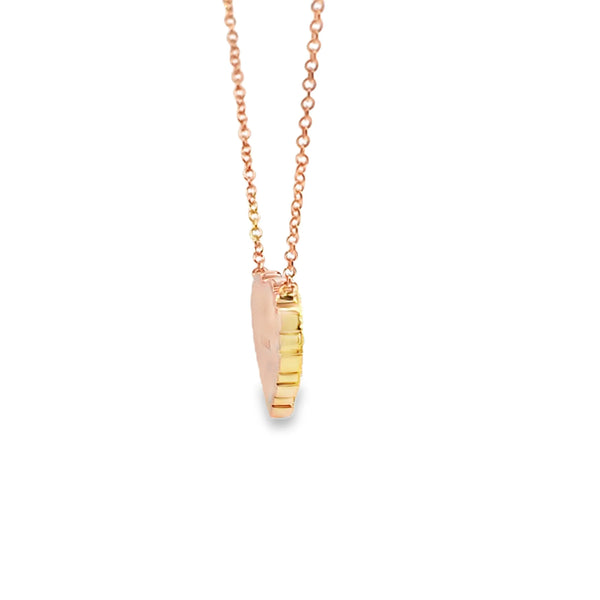 Dije con cadena en oro de 18K con madreperla (MOP)- Damiani
