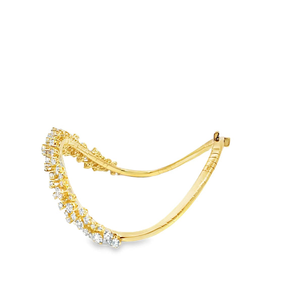 Brazalete en oro de 18K OA de 15 cm- Damiani