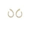 Aretes en oro de 14K OA con diamantes de 1.00 ct