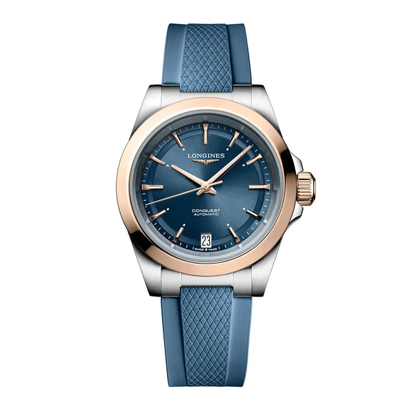 Reloj Longines Conquest bicolor automático de 34 mm