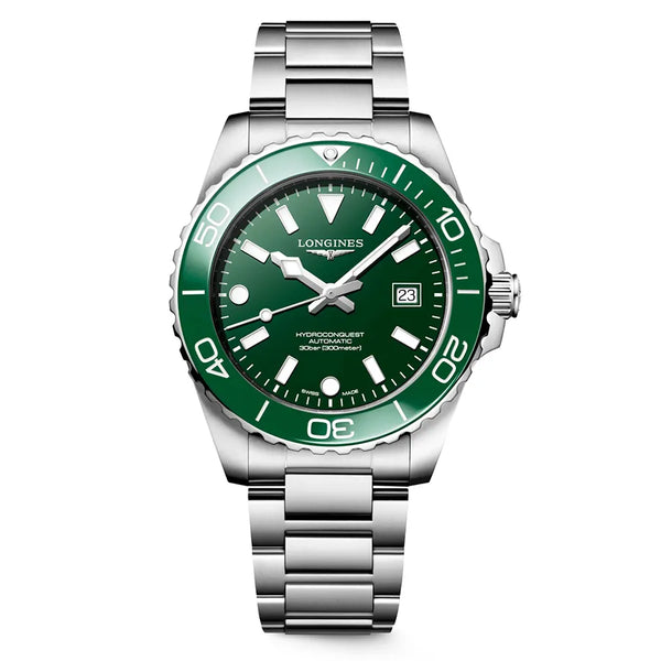 Reloj Longines HydroConquest de acero automático de 42 mm en verde