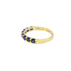 Churumbela en oro amarillo de 14K con zafiro de 1.05 ct