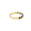 Churumbela en oro amarillo de 14K con zafiro de 1.05 ct