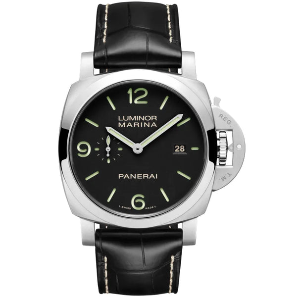 Reloj Panerai Luminor de acero automático de 44 mm en negro