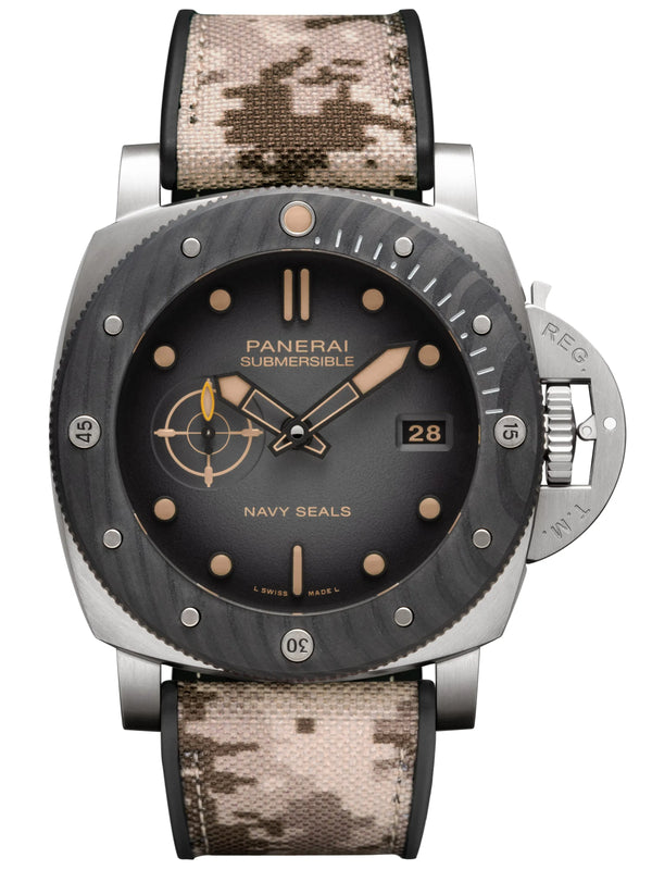 Reloj Panerai Submersible de titanio automático de 47 mm edición Navy Seals