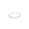 Churumbela en oro amarillo de 14K con diamante de 0.10CT