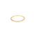 Churumbela en oro amarillo de 14K con diamante de 0.10CT