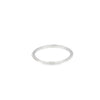 Churumbela en oro blanco de 14K con diamante de 0.10CT