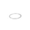 Churumbela en oro blanco de 14K con diamante de 0.10CT