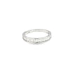 Churumbela en oro blanco de 14K con diamante de 0.49CT