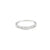 Churumbela en oro blanco de 14K con diamantes de 0.16 ct, elegancia delicada