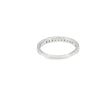 Churumbela en oro blanco de 14K con diamantes de 0.16 ct, elegancia delicada