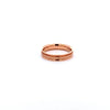 Argolla de Matrimonio en Oro Rosa de 14K