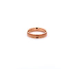 Argolla de Matrimonio en Oro Rosa de 14K