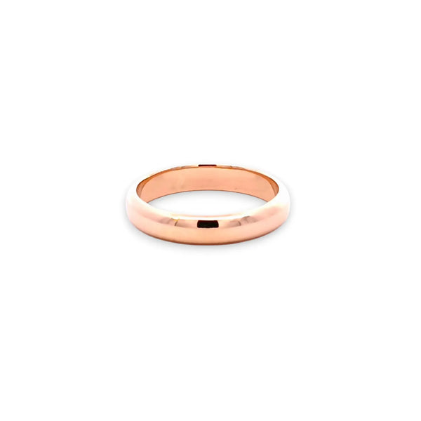 Argolla de Matrimonio en Oro Rosa de 14K