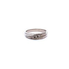 Argolla de Matrimonio en Oro Blanco de 14K