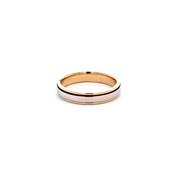 Argolla de Matrimonio Bicolor de 14K