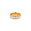 Argolla de Matrimonio Bicolor de 14K