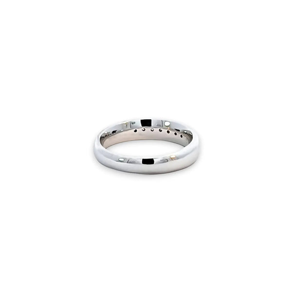 Argolla de Matrimonio en Oro Blanco de 14K