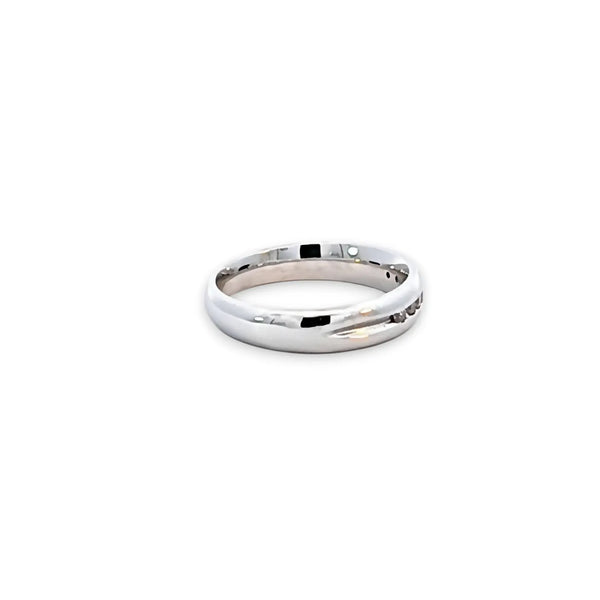 Argolla de Matrimonio en Oro Blanco de 14K
