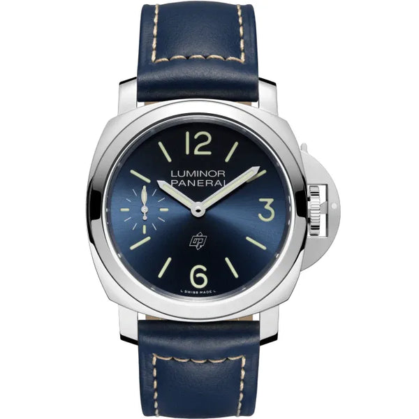 Reloj Panerai Luminor de acero manual de 44 mm en azul Blue Mare