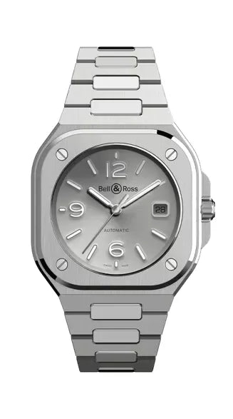 Reloj Bell & Ross BR 05 Automático de 40 mm en Acero Inoxidable con Esfera Gris