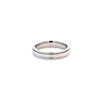 Argolla de Matrimonio en Oro Blanco de 14K