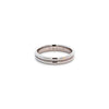 Argolla de Matrimonio en Oro Blanco de 14K