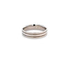 Argolla de Matrimonio en Oro Blanco de 14K