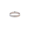 Argolla de Matrimonio en Oro Blanco de 14K