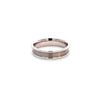 Argolla de Matrimonio en Oro Blanco de 14K