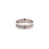 Argolla de Matrimonio en Oro Blanco de 14K