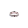 Argolla de Matrimonio en Oro Blanco de 14K