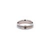 Argolla de Matrimonio en Oro Blanco de 14K