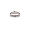 Argolla de Matrimonio en Oro Blanco de 14K