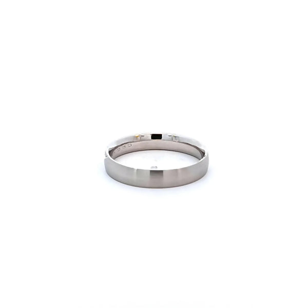 Argolla de Matrimonio en Oro Blanco de 14K