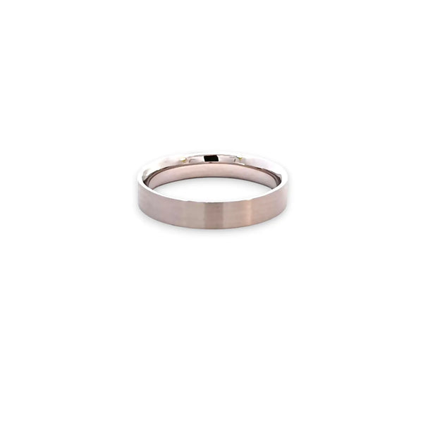 Argolla de Matrimonio en Oro Blanco de 14K