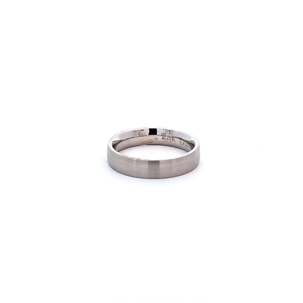 Argolla de Matrimonio en Oro Blanco de 14K