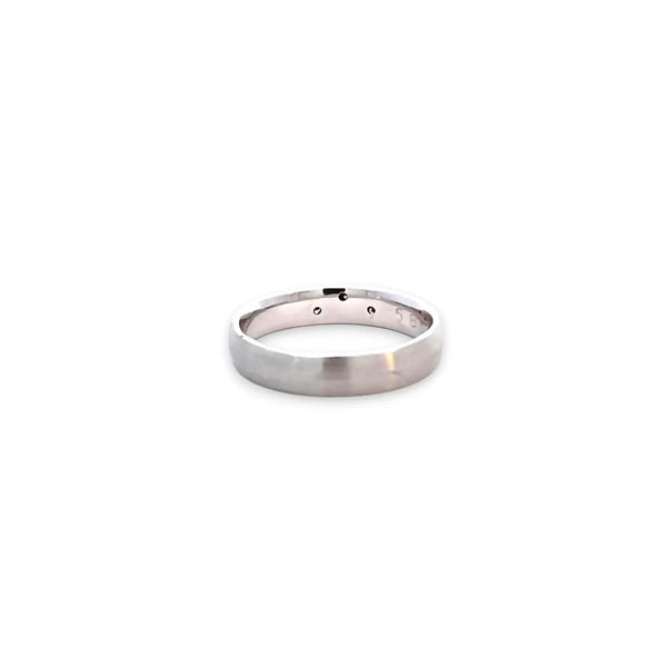Argolla de Matrimonio en Oro Blanco de 14K