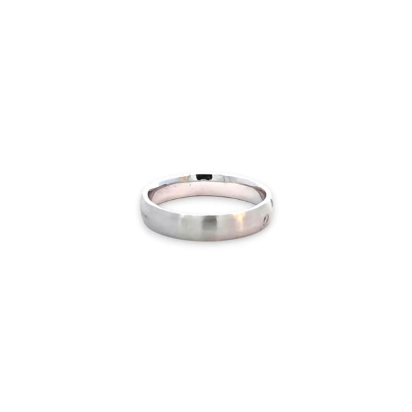 Argolla de Matrimonio en Oro Blanco de 14K