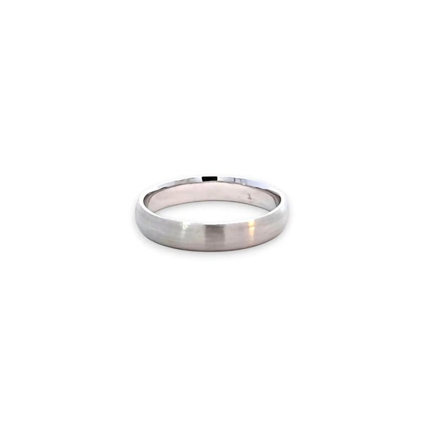 Argolla de Matrimonio en Oro Blanco de 14K