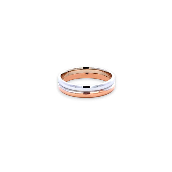 Argolla de Matrimonio Bicolor de 14K