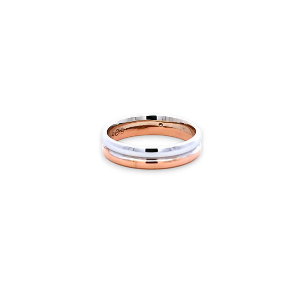 Argolla de Matrimonio Bicolor de 14K