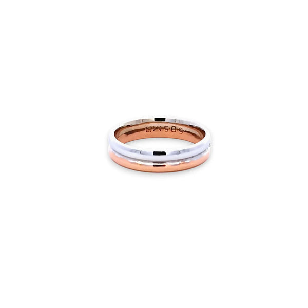 Argolla de Matrimonio Bicolor de 14K