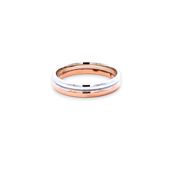 Argolla de Matrimonio Bicolor de 14K
